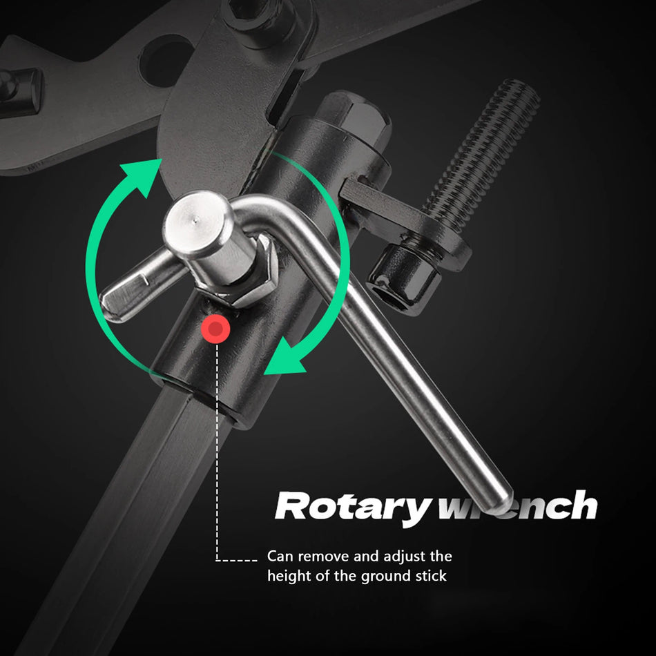 Folding Stainless Steel Rod Bracket &ndash; Anti Slip Grip