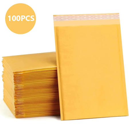 Bubble Buffer Anti-Fall Mailer Bags &ndash; Foam Lined Protection Yellow / 15*18cm