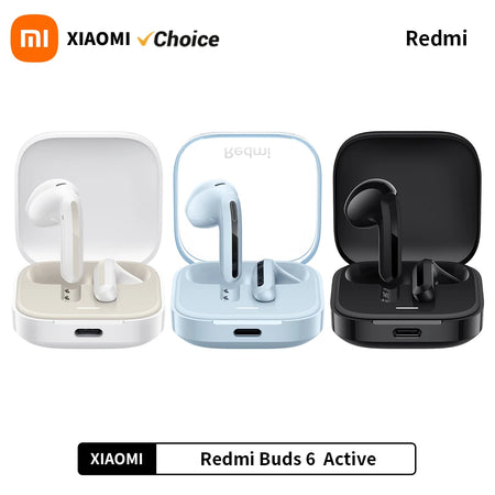 Xiaomi Redmi Buds 6 Vitality Edition Bluetooth 5.4 Earphones with Noise Reduction and 30H Battery Life