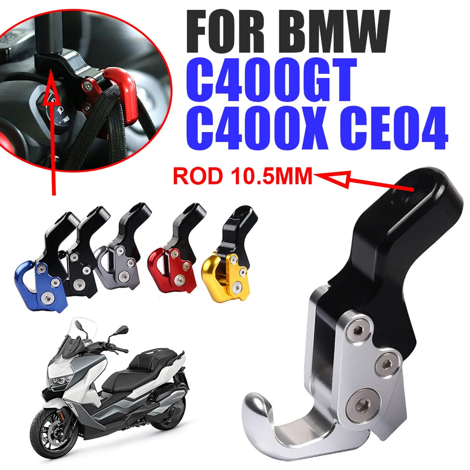 BMW C400GT Helmhouder met bagagehaakklauwen voor CE04