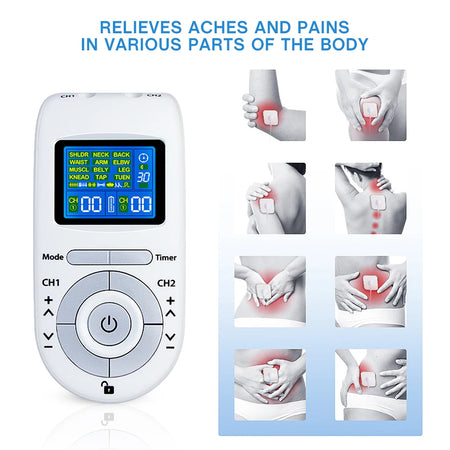 Tens Muscle Stimulator 12 Mode EMS &ndash; Body Massage Therapy