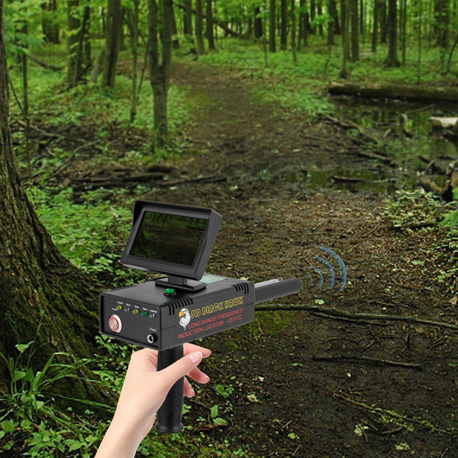 Metal Finder 3D LED Display Metal Detector &ndash; Long Range