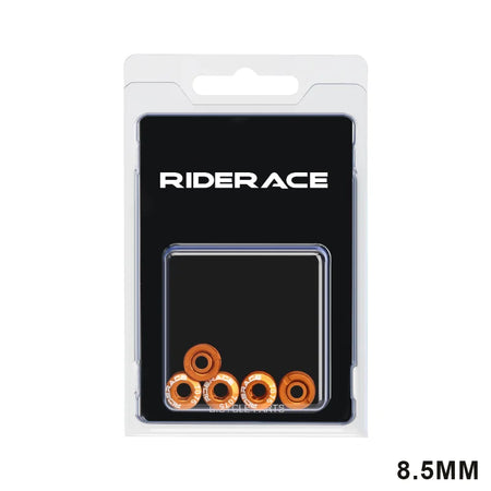 RIDERACE 5 PCS Bicycle Chainring Bolts &ndash; CNC 7075 Aluminum Ultra Durable Lightweight 8.5MM Gold