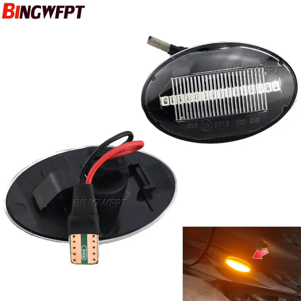 Turn Signal LED Side Marker Light Dynamic Blinker Indicator For Ford Fiesta MK3 MK4 KA Mondeo MK1 Transit Tourneo MK6 MK7 by InterCyprus Trading Ltd