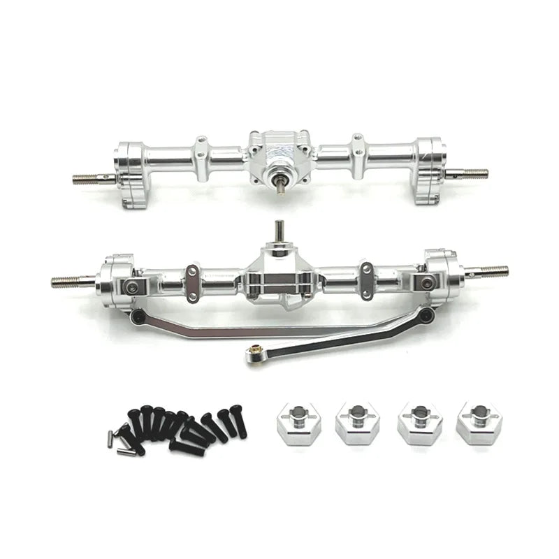 MN168 Front And Rear Door Bridge Assembly &ndash; Metal Upgrade Silver