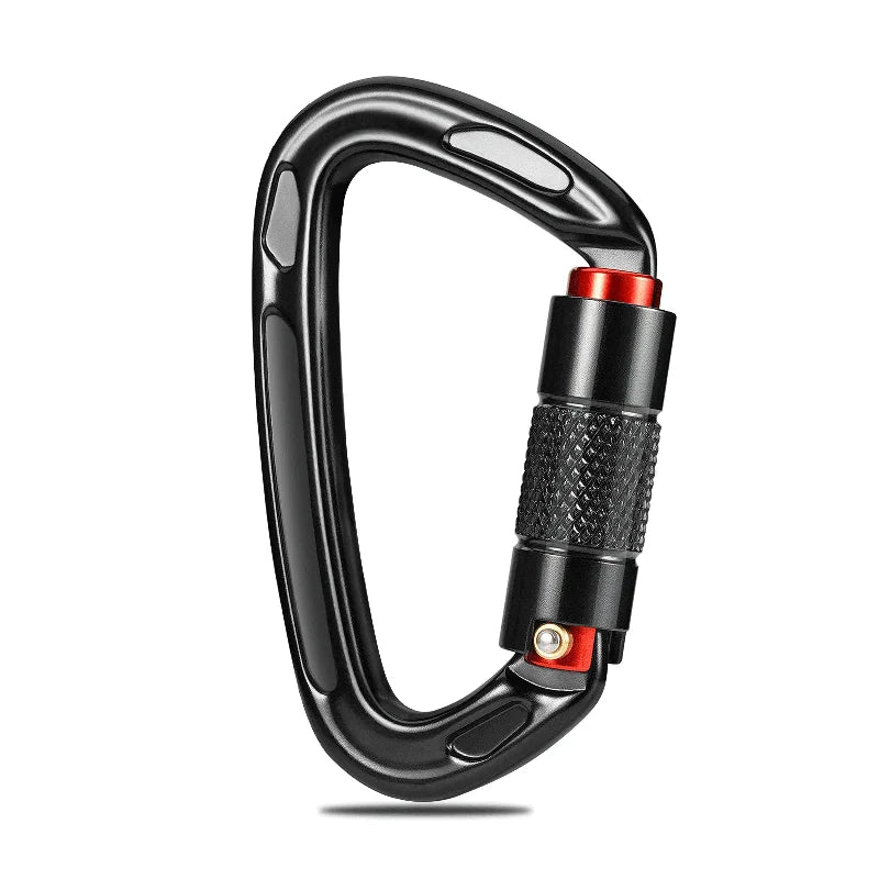 24KN Auto Lock Climbing Carabiner D Shape &ndash; Auto Lock
