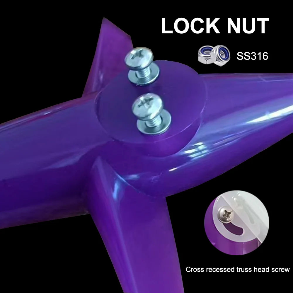 7" Offshore Tuna Lure - Adjustable Rudder &amp; SS316 Screw