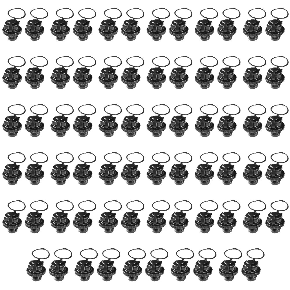 10-80P Air Valve Nozzle Caps for Inflatable Boat Kayak Raft Mattress Airbed Inflatable Pump Adapter for SUP Board mattress valve 70PCS / CN (Origin)