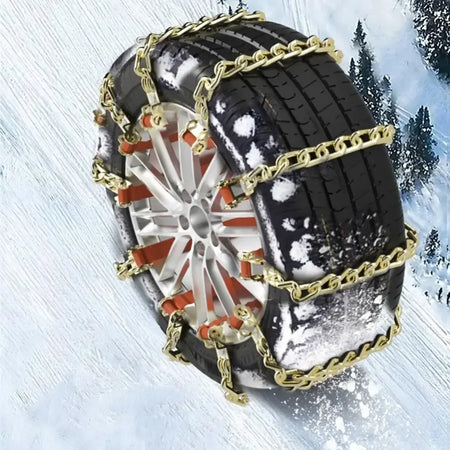 Car Winter Snow Chain &ndash; Anti Slip Wear Resistant Quick Fit