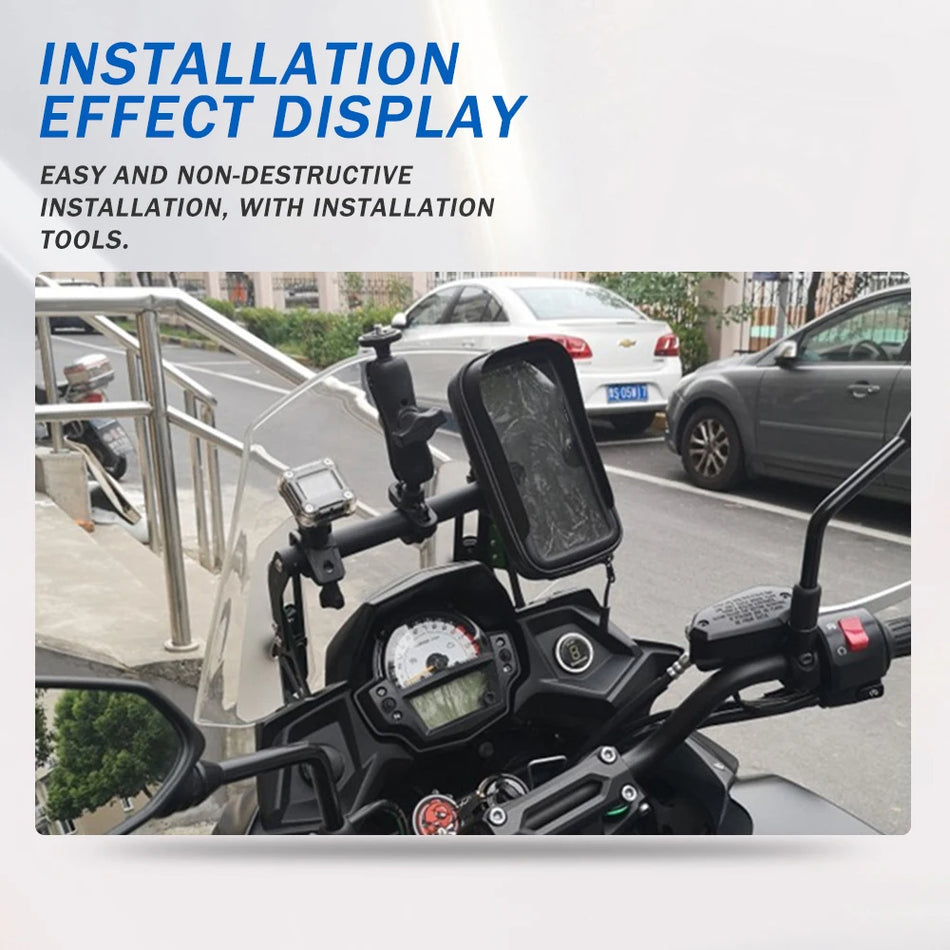 Držák telefonu GPS Kawasaki Versys 650 pro KLE650 2015-2023