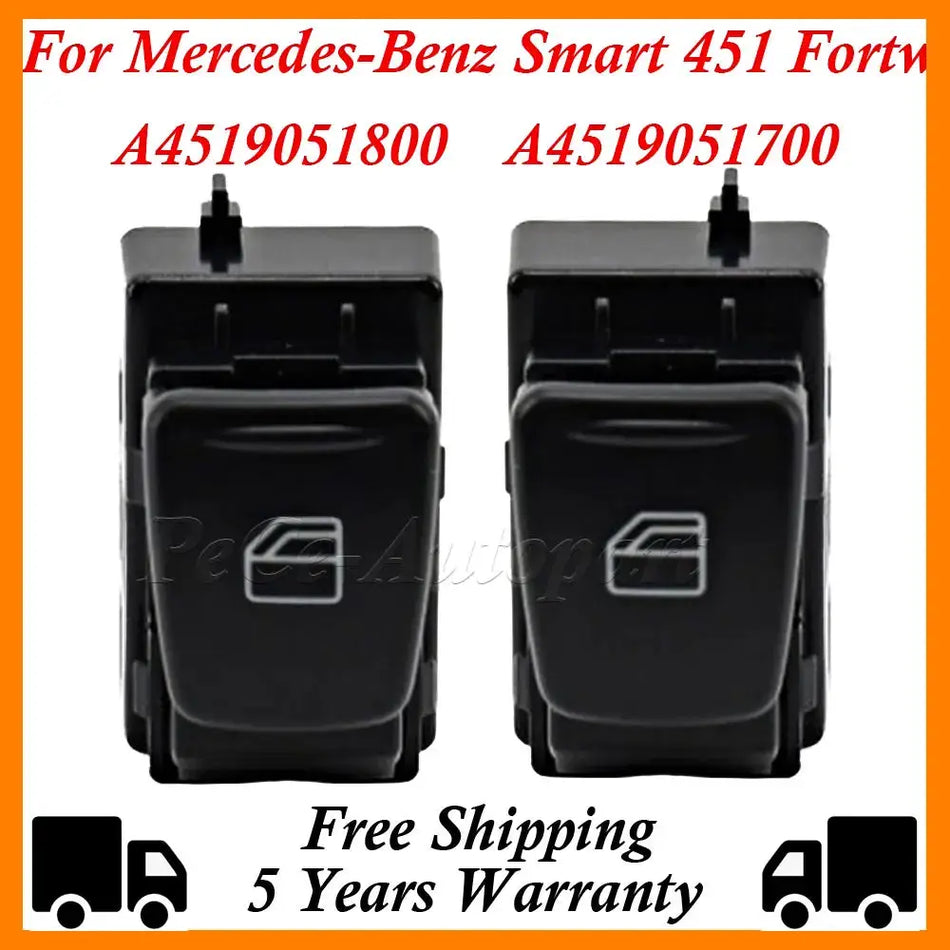 Electric Window Regulator Switch For Mercedes-Benz Smart Fortwo 451 by InterCyprus Trading Ltd