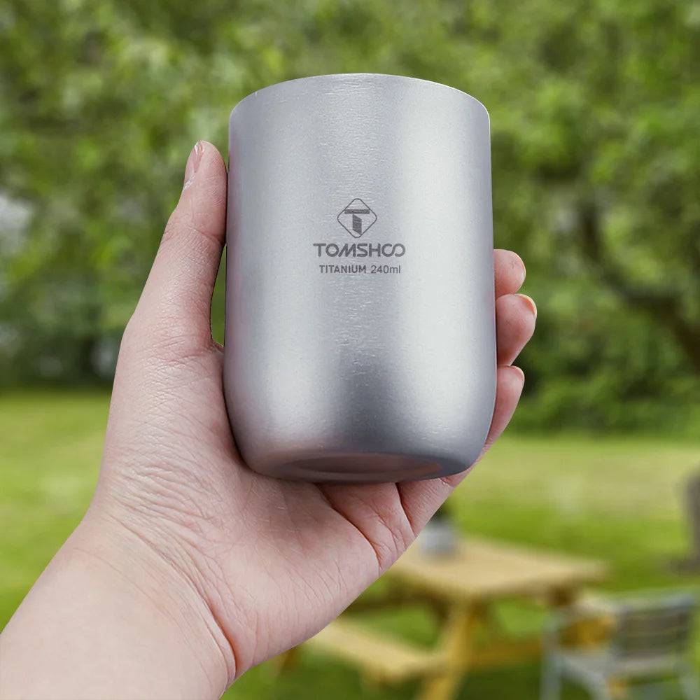Titanium Camping Cups &ndash; Double-Walled Heat Resistant