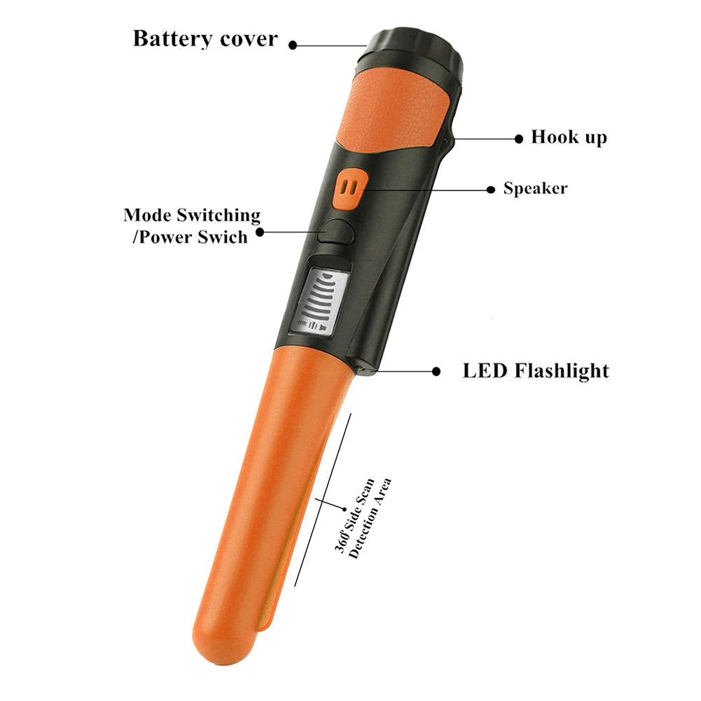 Handheld Metal Detector &ndash; Waterproof Transparent Case