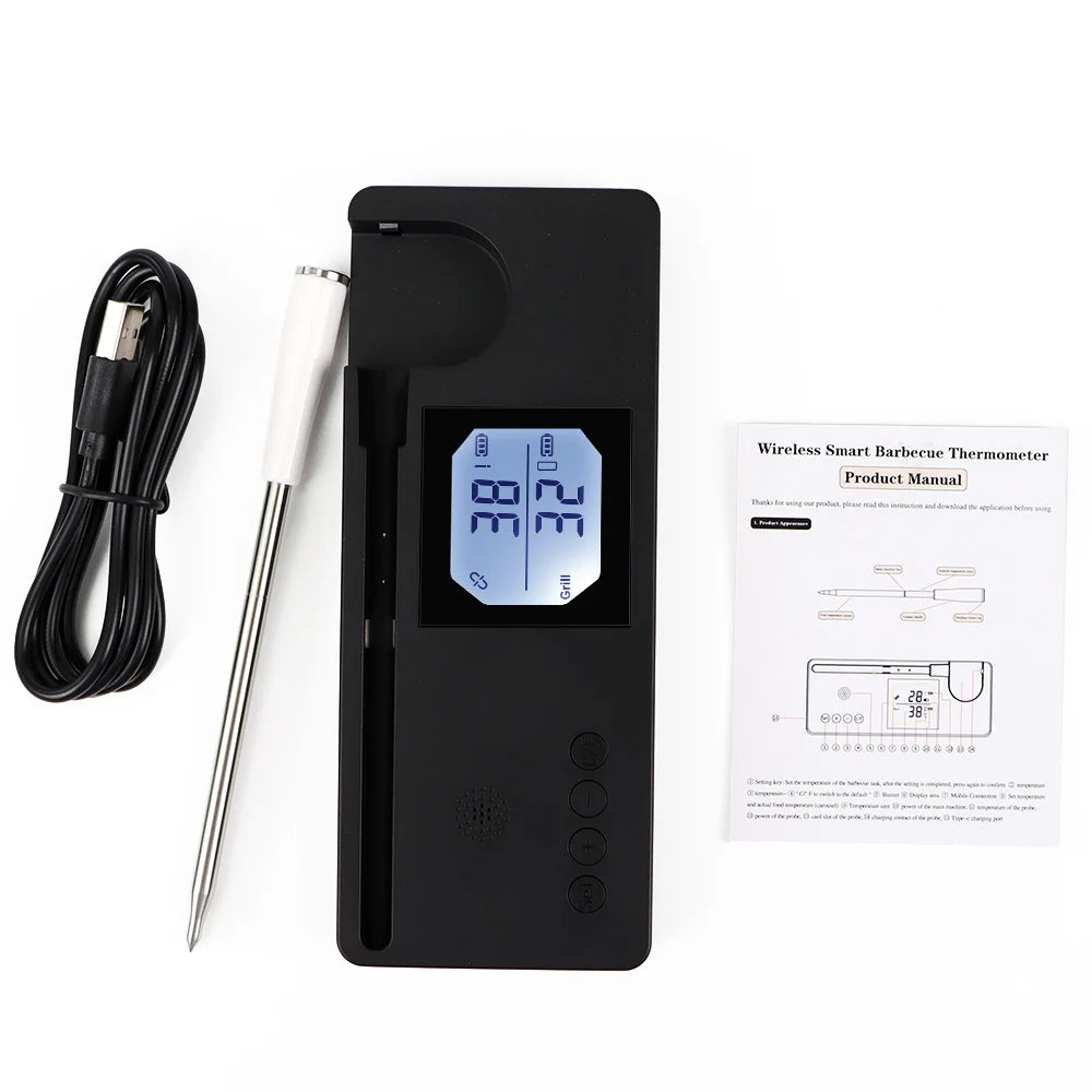 Juanjuan Wireless Bluetooth Meat Thermometer &ndash; Smart Alerts Meat Thermometer