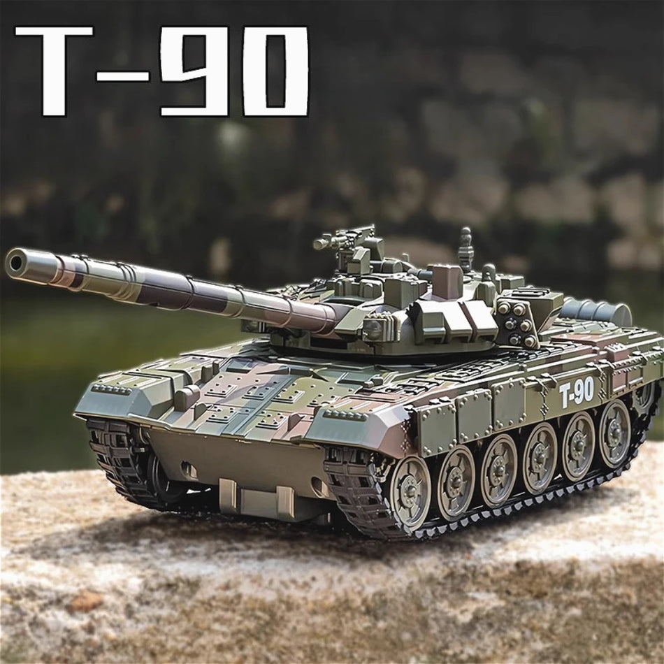 1:32 Diecast model tank s zvokom in lučjo, povleci nazaj, vrata se odprejo