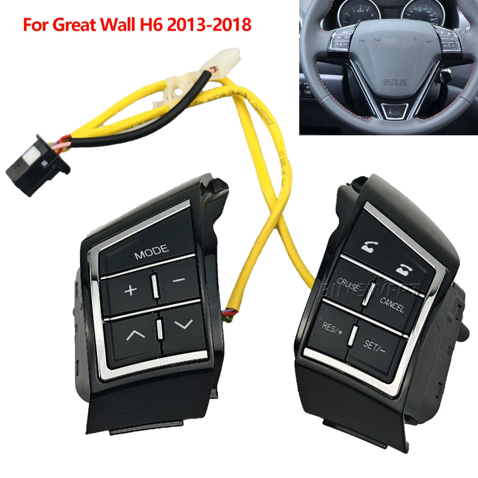 Stūres Rata Poga ABS Apgaismota Great Wall H6 H1