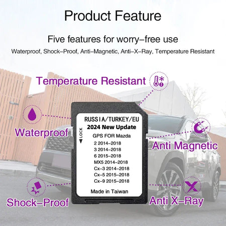 Mazda Sat Nav SD Card 16GB For Mazda Cars &ndash; 2024 EU Maps