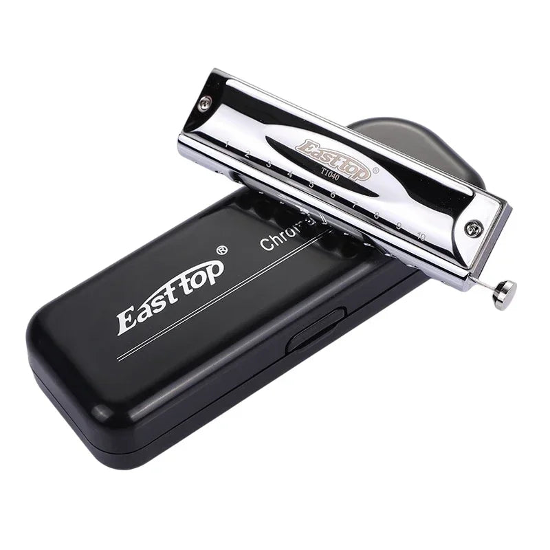 Chromatic Harmonica T10-40 &ndash; Beginner Friendly Case