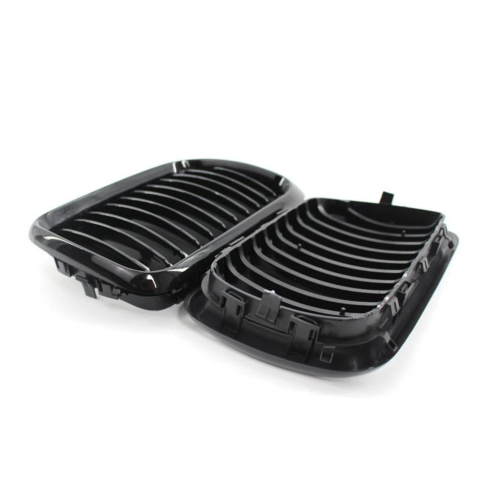 Grille pour BMW E36 1997-1999 Série 3 rein noir brillant grille de course remplacement