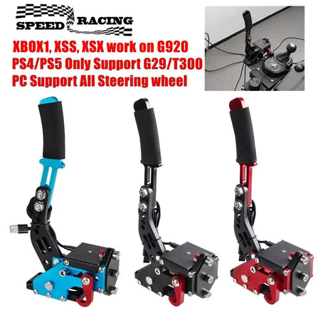 USB Handbrake PS4/PS5 Support Logitech G29 or T300, XBOX1 XSS XSX for G920, PC SIM Racing Horizon Games Hand Brake System by InterCyprus Trading Ltd