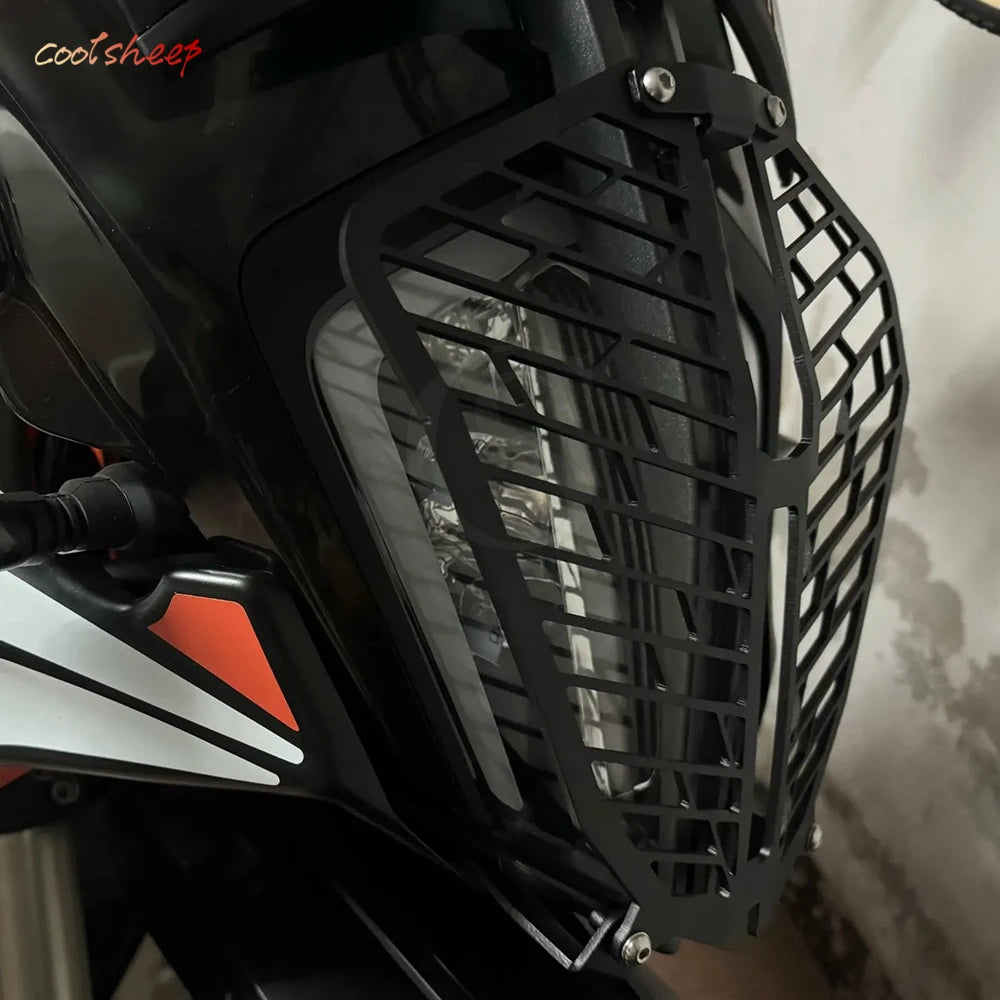 CNC-Machined Aluminium Headlight Guard for 390 790 890 Adventure Models