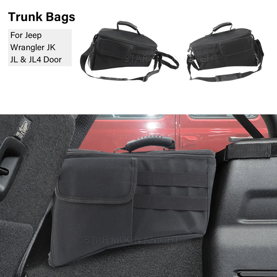 Jeep Wrangler JK JL 4 vrata kutija za pohranu prtljažnika s preklopnom ABS pločom i Oxford tkaninom