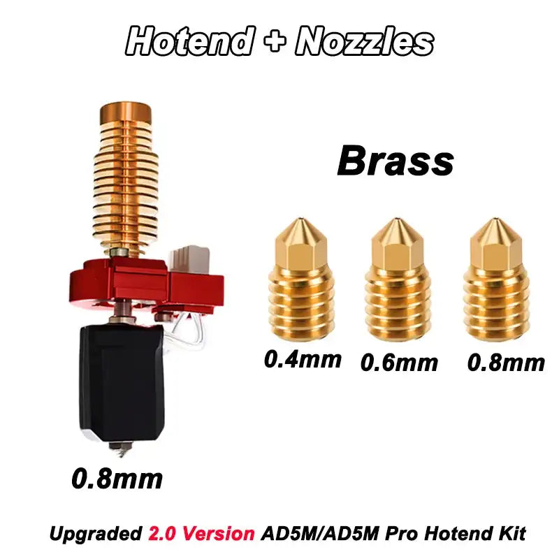 Upgrade Hotend for Flashforge Adventurer 5M Ceramic 280C 0.8-B-468