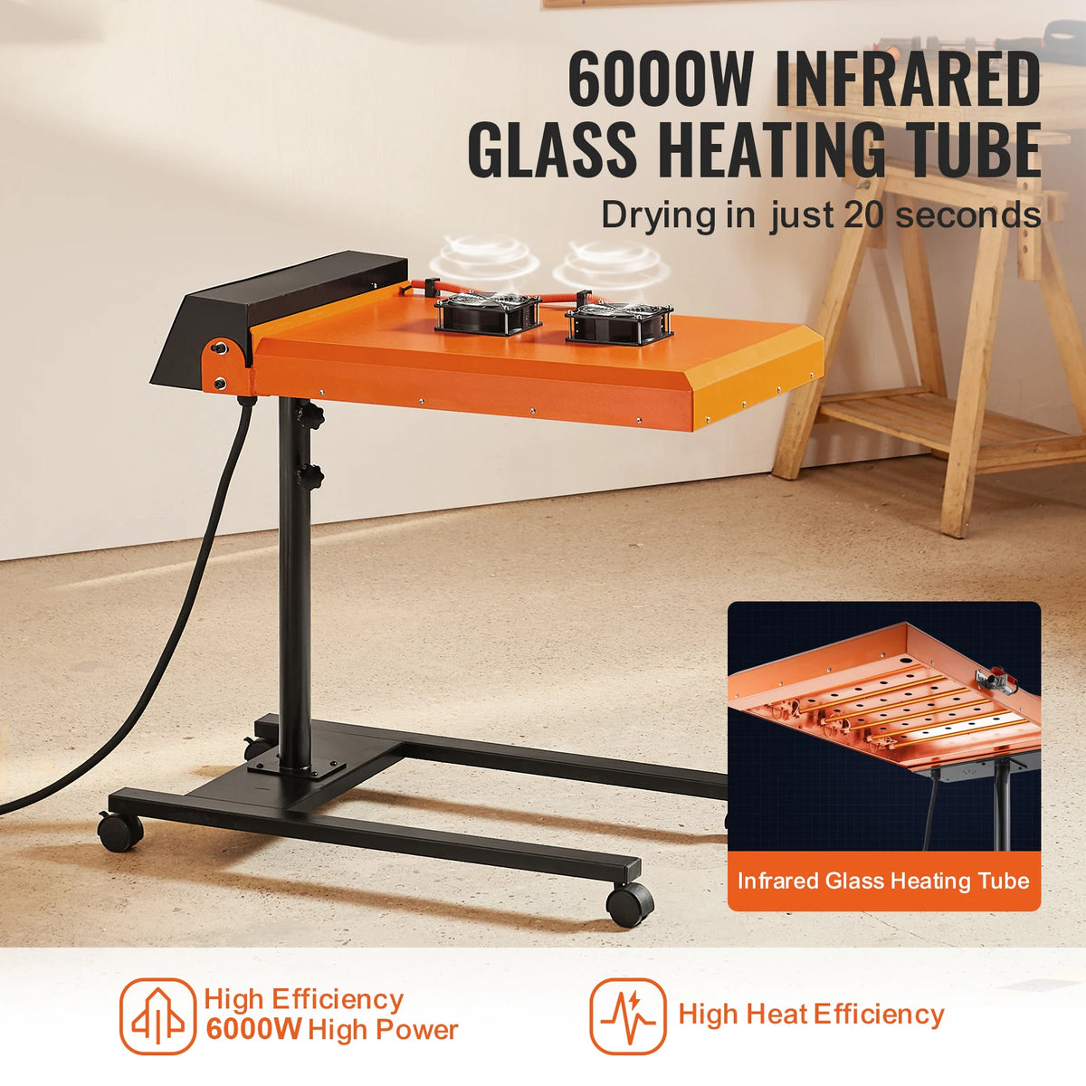 SucceBuy Pro Flash Dryer Upgrade 6000W &ndash; Infrared Heating