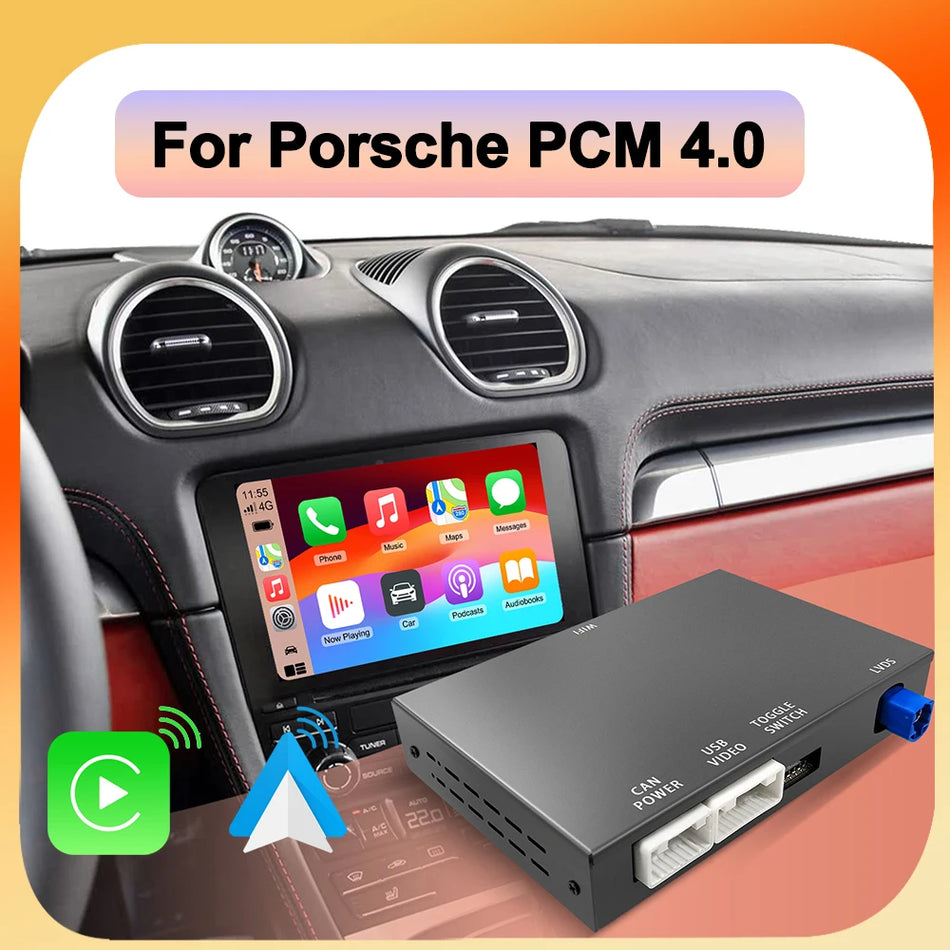 Porsche Cayenne Macan 911 PCM 4.0 WiFi CarPlay Android Auto Module, MirrorLink