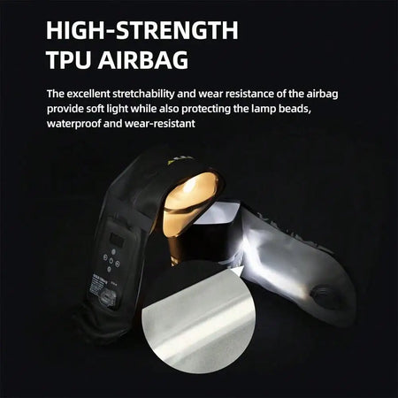 CrownQu Portable Inflatable Fill Light &ndash; Adjustable Bi-Color Lighting for Photography