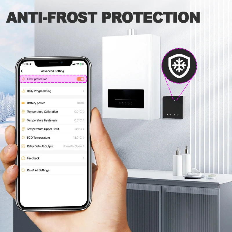 V9BW Smart Thermostat - Alexa And Google Home Compatible