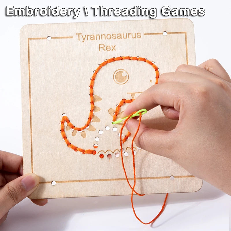 BZS00449 Embroidery Threading Game &ndash; Fine Motor Skills
