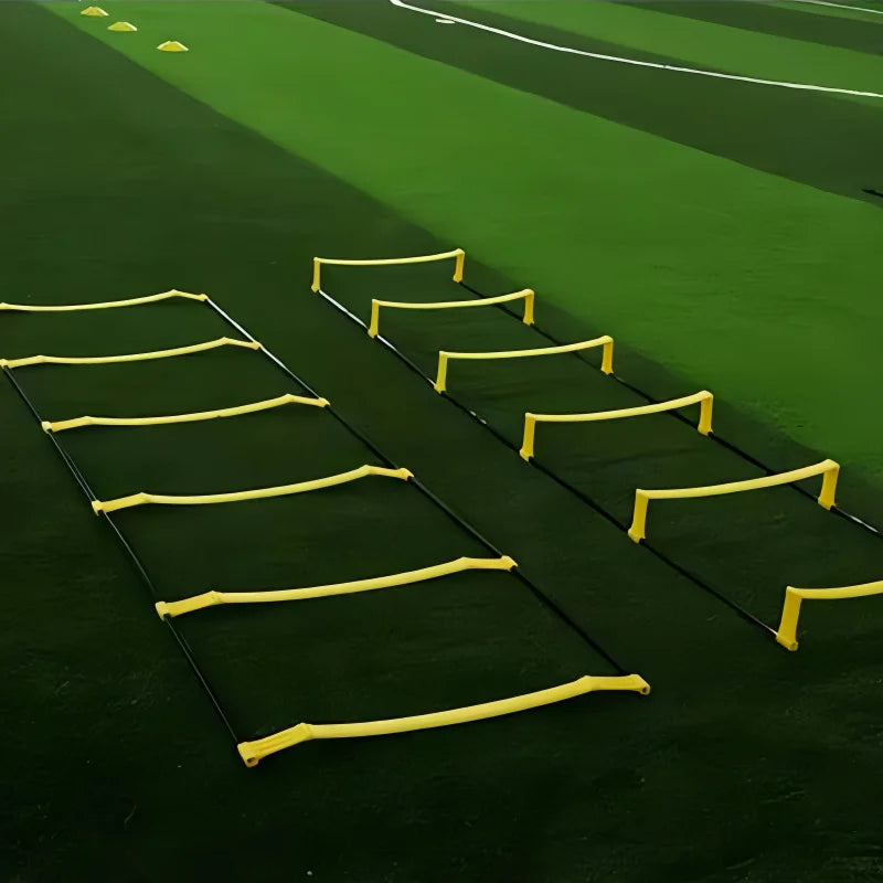 Agility Training Set with Skipping Ladders and Speed Rope