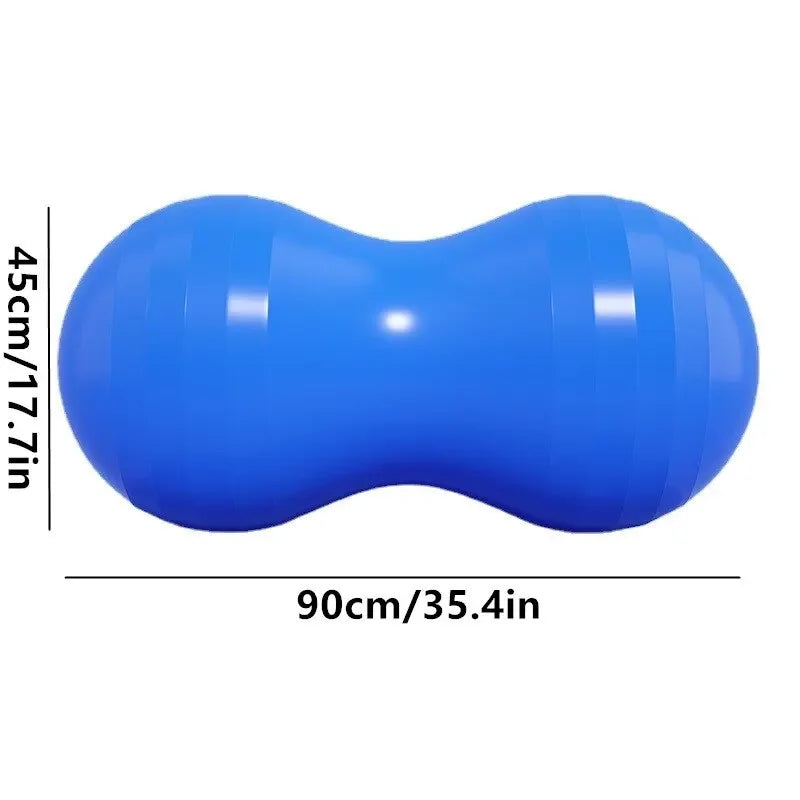 Verstevigde Antiburst Pinda Bal 45 Cm met Pomp voor Fysiotherapie Balans