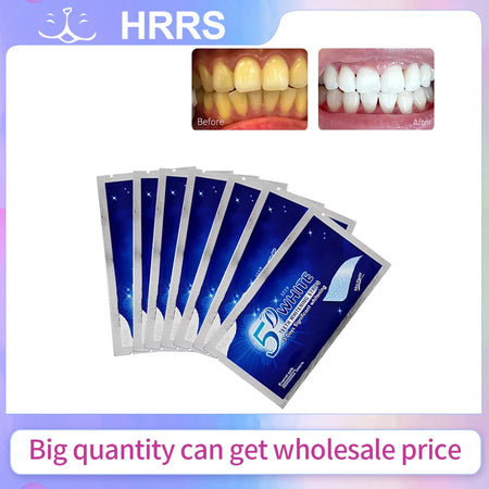 DENHRRS 5D Teeth Whitening Strips &ndash; Effective Stain Removal