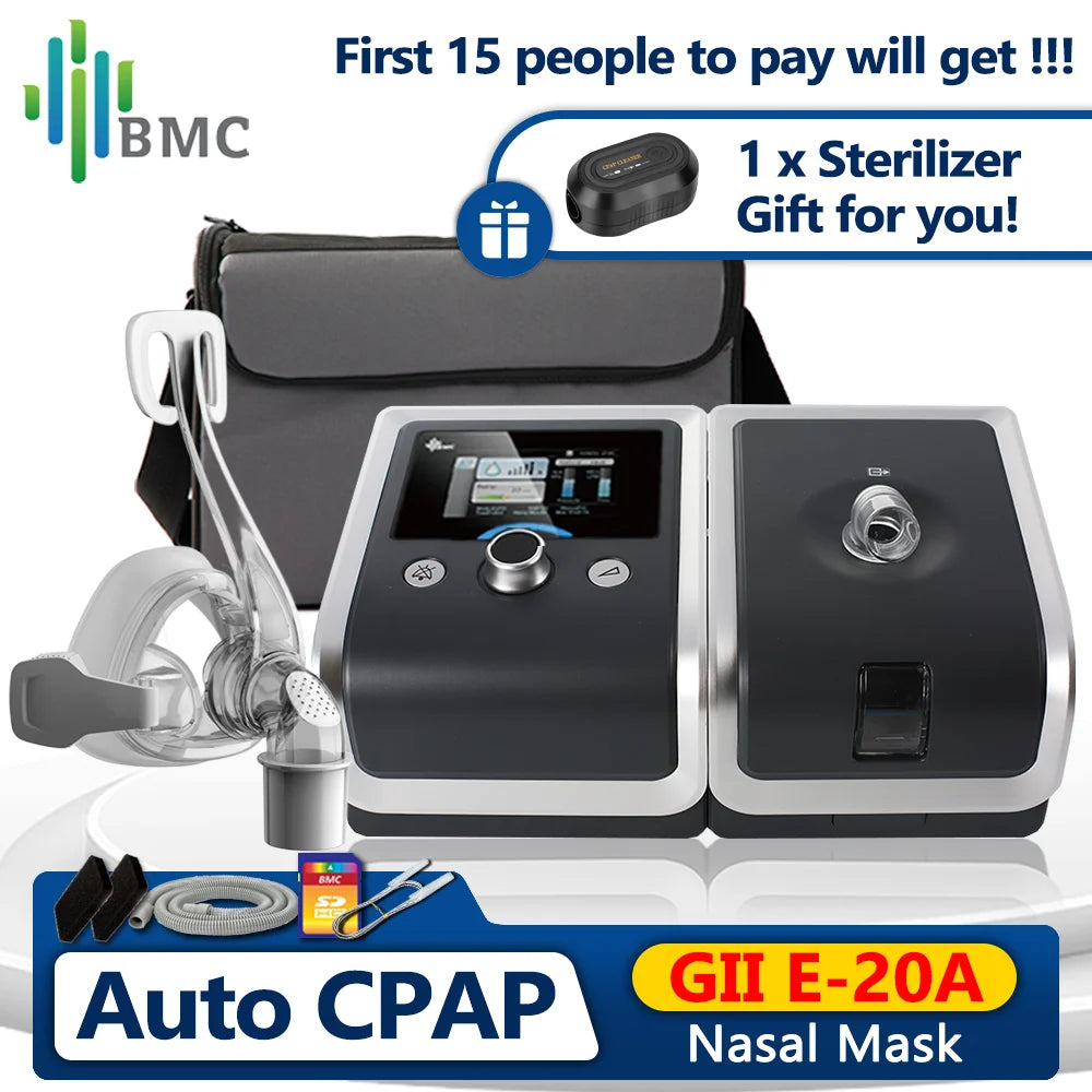 Auto CPAP BMC GII E-20A RESmart - Auto Pressure Control Full Size Nasal Mask / CHINA