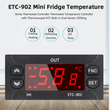 ETC-902 Temperature Controller &ndash; High Precision NTC Sensor
