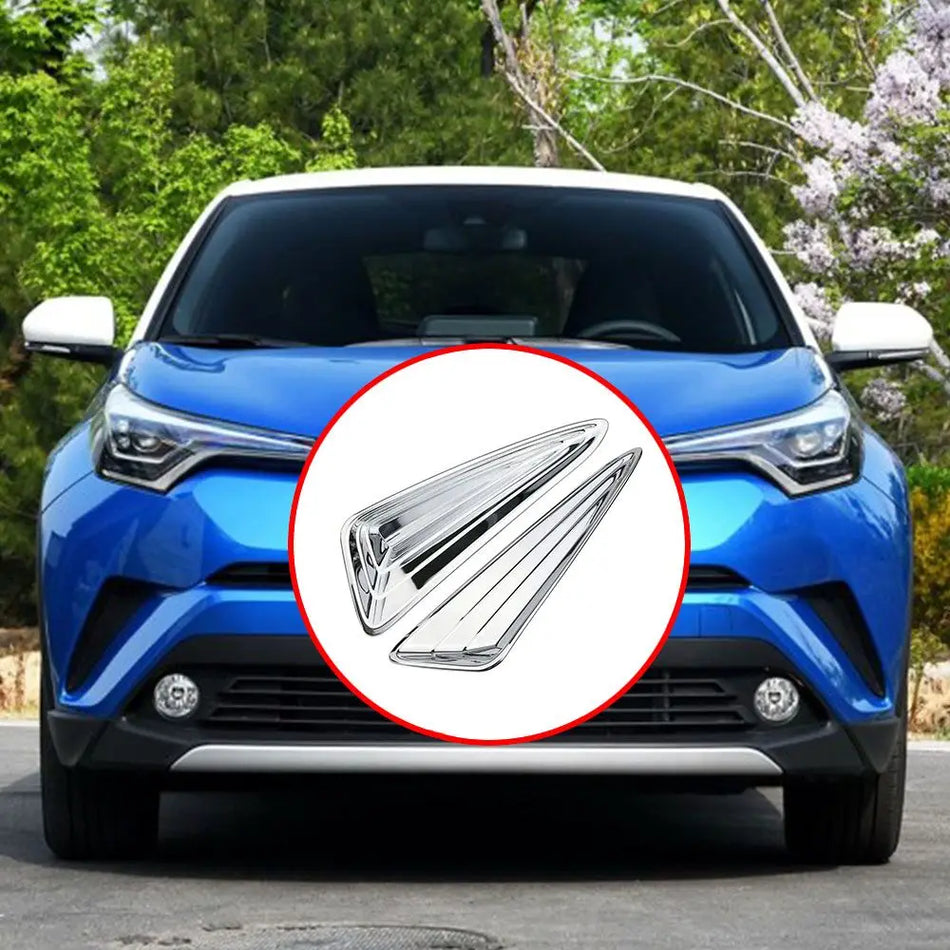 Рамка за капак на предни мъглови светлини за Toyota C-HR 2016-2019, ABS хромирано покритие, издръжлива ABS пластмаса