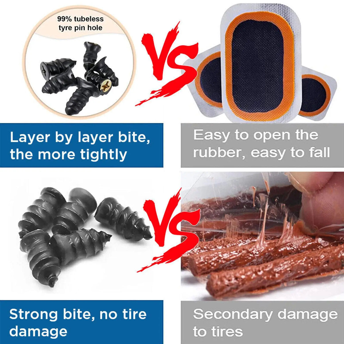 32Pcs Tire Repair Kit &ndash; Convenient Self-Service Tool Set