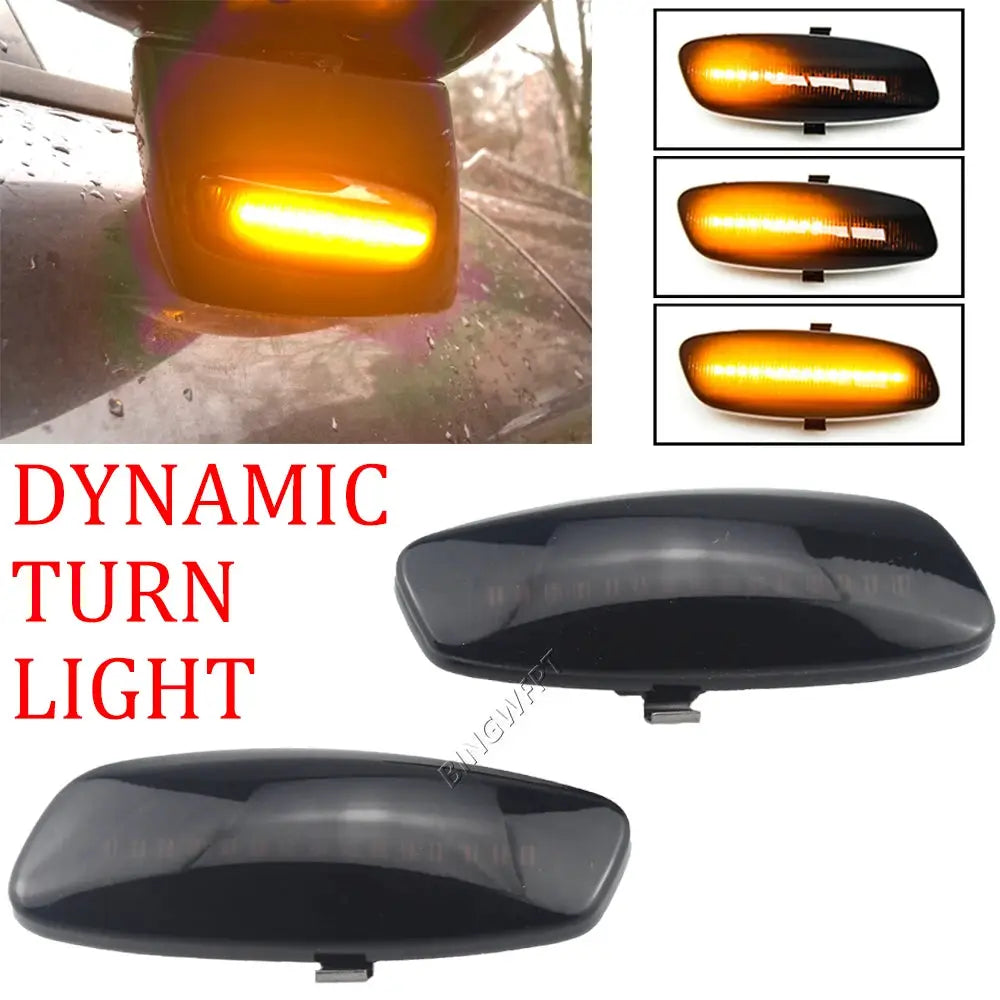 Turn Signal Light For Citroen C4 Picasso C3 C5 DS4 For Peugeot 308 207 3008 5012 Indicator Lamp Dynamic Flashing Led Side Marker by InterCyprus Trading Ltd