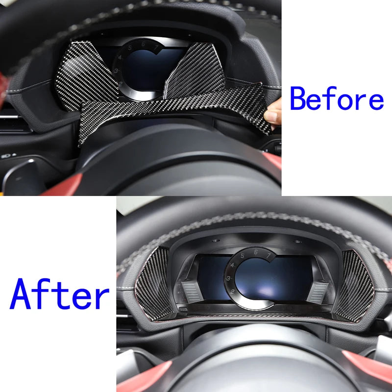 Mjuk kolfiberinstrumentbräda för 2019-22 Supra GR A90