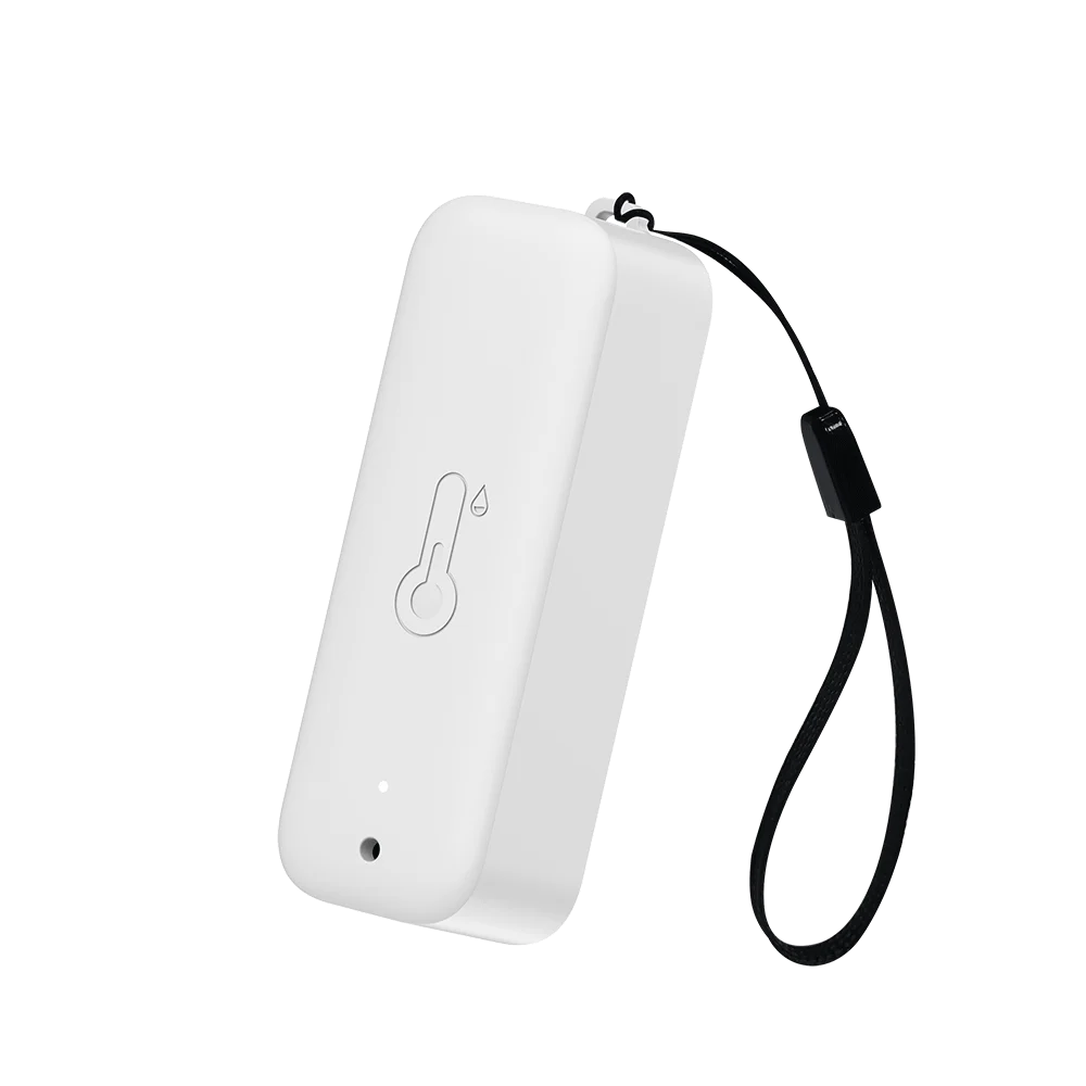 Tuya WiFi Waterproof Temperature Humidity Sensor for Smart Home Automation WHITE