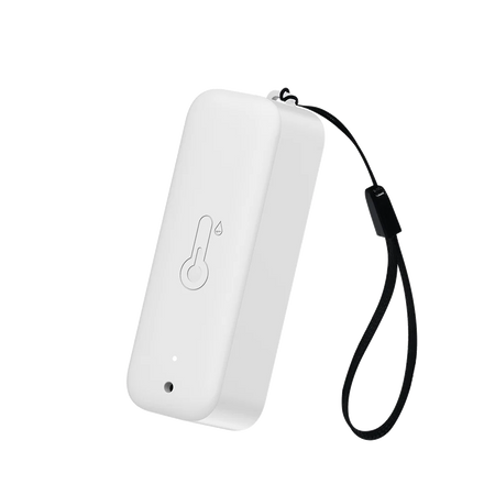 Tuya WiFi Waterproof Temperature Humidity Sensor for Smart Home Automation WHITE