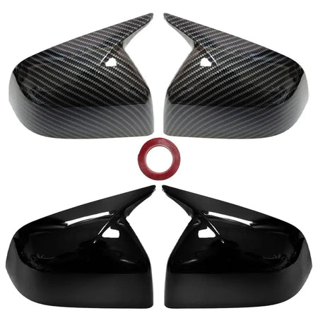 For Tesla Model Y Juniper 2025 ABS High-Quality Horn-Shaped Rearview Mirror Cover Shell Car Accessories by InterCyprus Trading Ltd