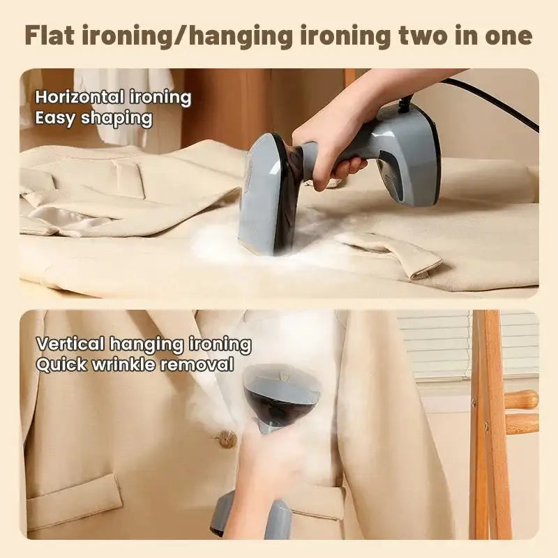 1500W Fast Heat Garment Steamer Foldable Travel Handheld