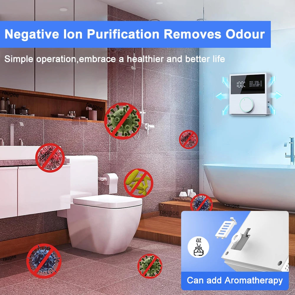 Portable Negative Ion Air Purifier &ndash; Low Noise 2400mAh