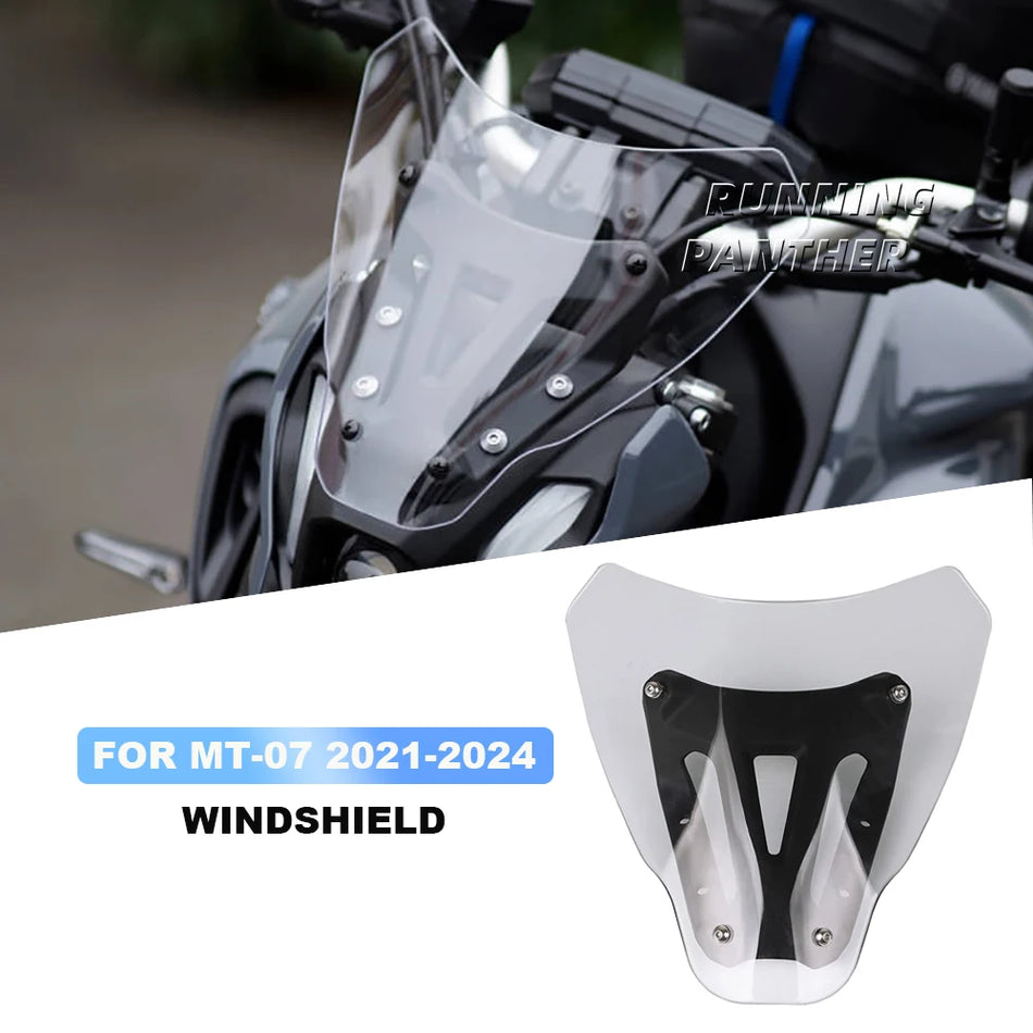 Motosikla vēja sargs caurspīdīgs akrils Yamaha MT-07