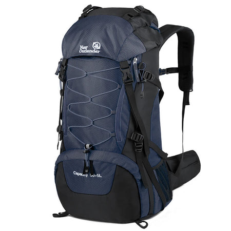 WESTTUNE Waterproof Climbing Backpack 65L &ndash; Large Capacity Dark blue