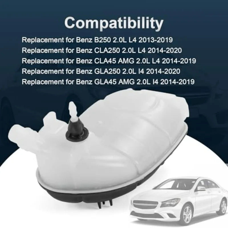 Přepadová nádrž chladicí kapaliny pro Mercedes-Benz B250 CLA250 GLA250 CLA45 AMG