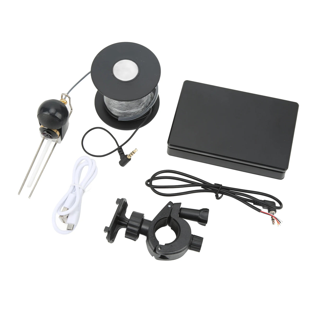 12V 5&quot; Underwater Fishing Camera with HD IPS Monitor &amp; Waterproof Design